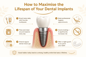 Good daily hygiene is the single most important factor in keeping your implants healthy long-term